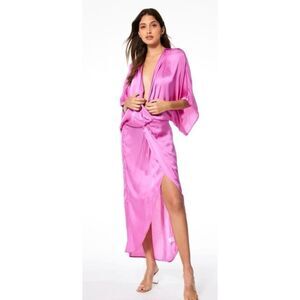 YOUNG FABULOUS & BROKE SIREN
MAXI DRESS IN TROPIC PINK Size S / NWT